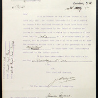 Letter from J.C. Simpson to Henry Arthur Wynne, 5 May 1916