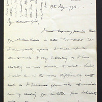 Letter from James Finn to May Fay, 19 February 1916