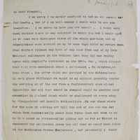 Letter to Horace Plunkett, 5 June 1916