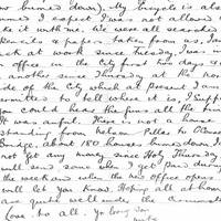 Letter from Michael Tobin to his mother Mrs Bessie Tobin, 30th April 1916.