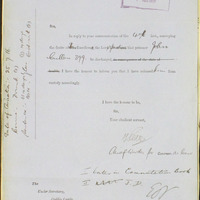 Letter from the Chief Warden of Londonderry Prison to Sir Robert Chalmers, 5 August 1916