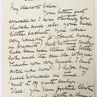 Letter from Maria Duffin to her daughter Celia, 26 December 1915