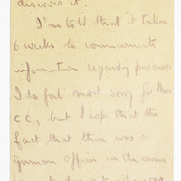 Letter from Sir Wilfrid Spender to his wife Lady Lillian Spender [June 1916?]