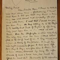 Letter from Alfreda Helen Baker to Hanna Sheehy Skeffington, 11 May 1916