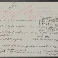 Letter from R. J. May to Sir Matthew Nathan (Chief Secretary&#039;s Office), 7 April 1916