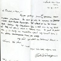 Letter from Riobard Ó Langphuirt to Thomas Ashe, 12 August 1917