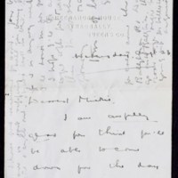 Letter from Susan Fitzgerald to Michael Gorman, 23 August 1916