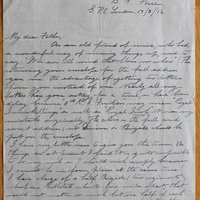 Letter from Father Willie Doyle S.J. to Hugh Doyle, 17 March 1916