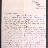 Letter from May Fay to James Finn, 30 March 1916