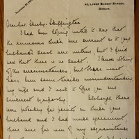 Letter from Robert James Rowlette to Hanna Sheehy Skeffington, May 10 1916