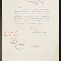 Letter from Sir Thomas Little Heath to Robert Chalmers, 9 June 1916