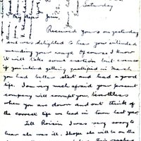 Letter from Eamonn T. Dore to James Ryan, c. September 1916