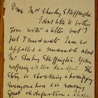 Letter from Eva Gore-Booth to Hanna Sheehy Skeffington, circa May 1916