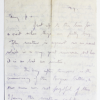 Letter from Sir Wilfrid Spender to his wife Lady Lillian Spender, 29 June 1916