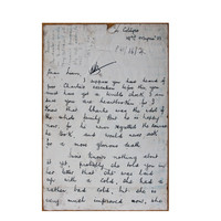 Letter from Kathleen Durcan to Willie Daly, 19 March 1923 