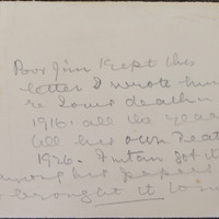 Letter from Mary MacDonagh, Sister Francesca, to her brother Jim MacDonagh upon the death of their brother Thomas MacDonagh, 9 May 1916