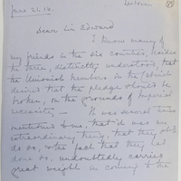 Letter from Charles Clements to Edward Carson, 21 June 1916