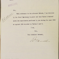 Letter from Edward O’Farrell to W.D. O’Kelly, 8 March 1916