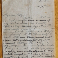 Letter from Father Willie Doyle S.J. to Hugh Doyle, 25 February 1916