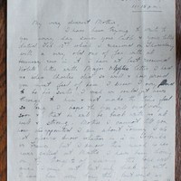 Letter from Marie Martin to her mother Mary Martin, 27 February 1916