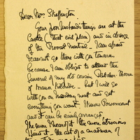 Letter from Major Francis Fletcher-Vane to Hanna Sheehy Skeffington, May 1916