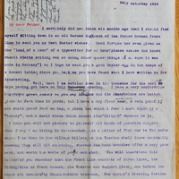 Letter from Father Willie Doyle S.J. to Hugh Doyle, 22 April 1916