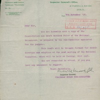 Letter from Maurice Moore, 9 November 1915.