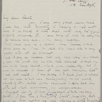 Letter from Olive Duffin to Ruth Duffin, 14 November 1915