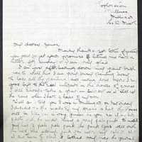 Letter from May Fay to James Finn 22 May 1916