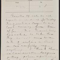 Telegram from Andrew Philip Magill to the Under-Secretary, 22 July 1916