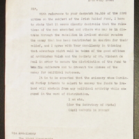 Letter from Sir Maurice de Bunsen to Sir Cecil Spring Rice, 17 July 1916