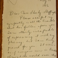 Letter from Helen Morony to Hanna Sheehy Skeffington, May 15th 1916