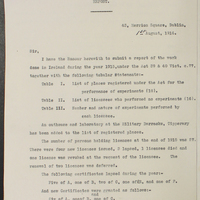 Letter from Joseph Carroll to Henry Edward Duke, 1 August 1916