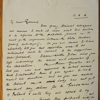 Letter from David Lloyd George to John Redmond, 21 June 1916