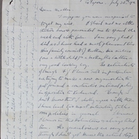 Letter from Diarmid Coffey to Jane Coffey, 30 July 1916