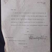 Letter from White to Thomas Kirkpatrick, 30 May 1919