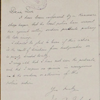 Letter from John P. Boland to Inspector General R.I.C., 11 July 1916