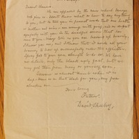 Letter from David Sheehy to Hanna Sheehy Skeffington, circa May 1916