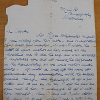 Letter from Brigid McCarron to one of Mrs Daly&#039;s children [1923]