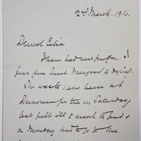 Letter from A. Duffin to Celia Duffin, 2 March 1916