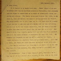 Letter from Francis Sheehy Skeffington to John Francis Byrne, 14 January 1916