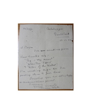 Letter from Marian Blake to Charles Daly, 22 December 1922