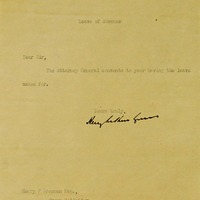 Letter from Henry Arthur Wynne to Henry F. Brennan, 9 August 1916