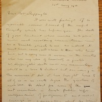 Letter from Sean Milroy to Hanna Sheehy Skeffington, 31 May 1916