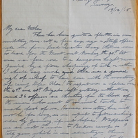 Letter from Father Willie Doyle S.J. to Hugh Doyle, 17 December 1915