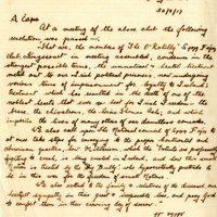 Letter from P.W. O'Brien, Honorary Secretary, The O'Rahilly Sinn Féin Club to Gregory Ashe, 30 September 1917
