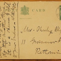 Card from Deborah Webb to Hanna Sheehy Skeffington, 24 November 1915