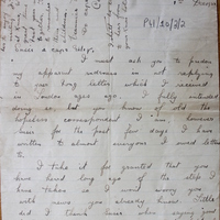 Letter from Kate Allman to Susan Daly, 1 December 1922