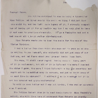 Letter from Olive Duffin to her mother, Maria Duffin, January 1916