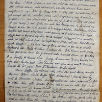 Letter from Máire Daly to Liam Daly, 1923